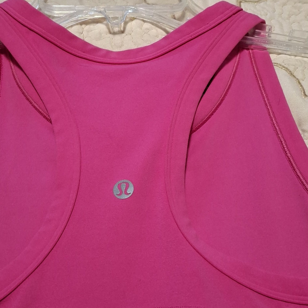 Lululemeon Align Waist Length Racerback Tank In Ripened Raspberry Size 2 - Picture 5 of 5